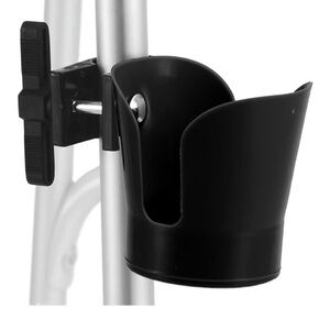 Black Cup Holder for Walkers and Wheelchairs